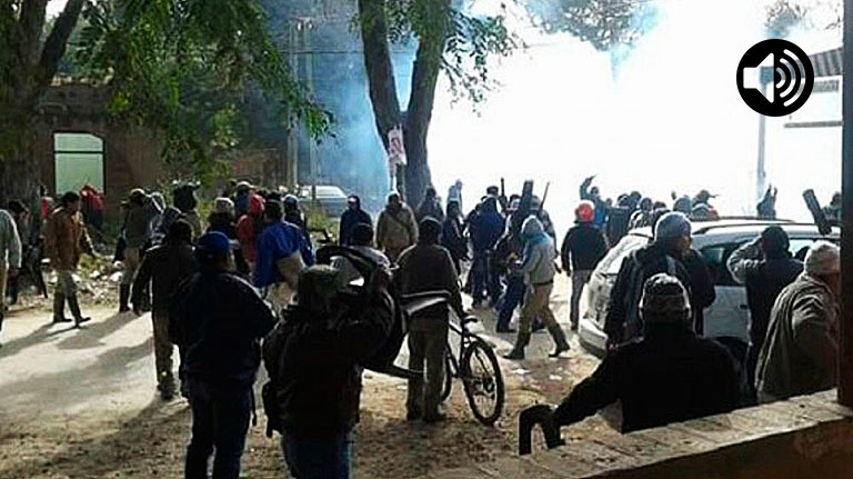 Exclusivo: Represión Policial Y Heridos En El Ing. Ledesma, Jujuy