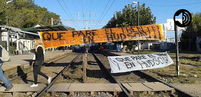 Tren Roca: Sigue El Reclamo En Hudson Y Pereyra Por La Falta De Andenes Provisorios