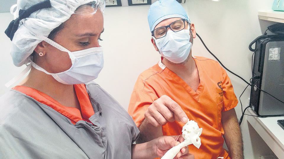 Estudiantes Diseñaron Biomodelo De Impresión 3D Para Una Cirugía