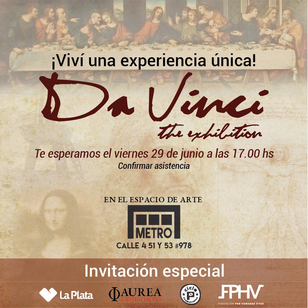 Ezequiel Peña, Productor De La Muestra Da Vinci, Nos Invita A Una Experiencia única