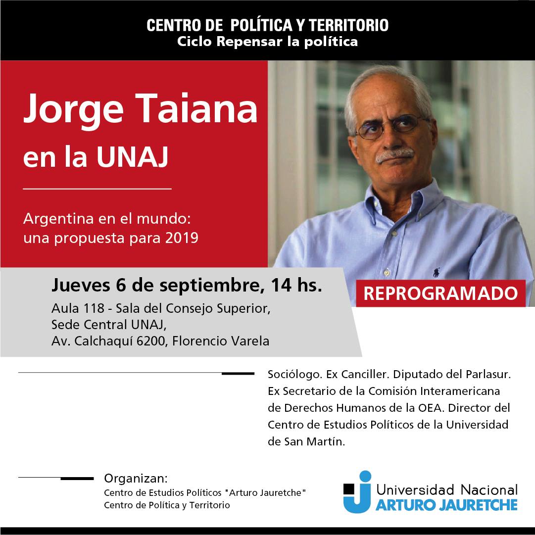 Jorge Taiana, Diputado Del Parlasur, Habló Sobre La Charla “Argentina En El Mundo”