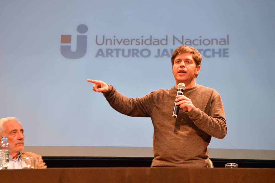 El Dr. Axel Kicillof Disertó En La Universidad Nacional Arturo Jauretche