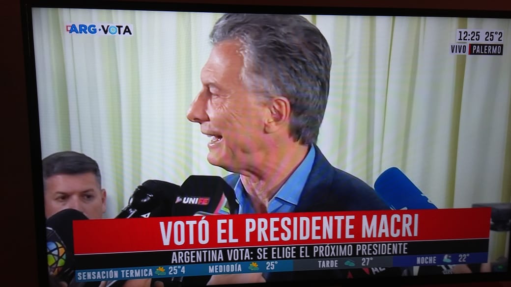 Votó Mauricio Macri: “Estemos Tranquilos, La Argentina Tiene Un Gran Futuro Por Delante”