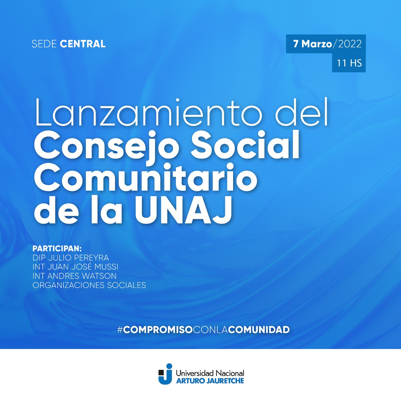 Se Lanza El Consejo Social Comunitario De La UNAJ